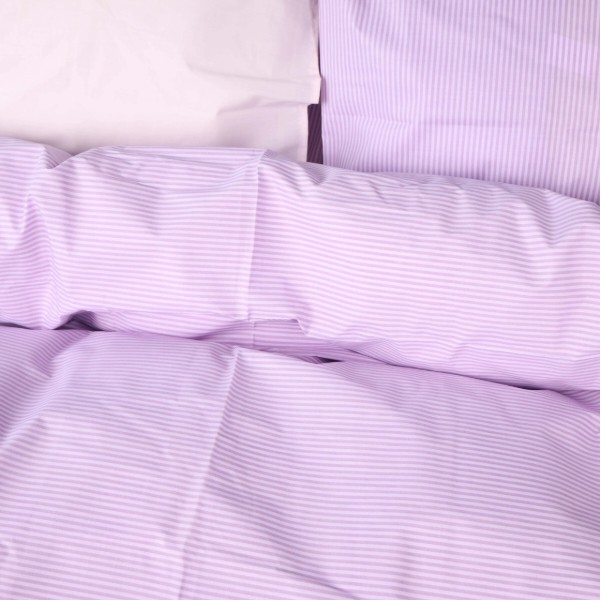 Фото - Комплект постільної білизни MirSon Бязь 17-0807 Soft Stripe 220х240 (2200011455754)